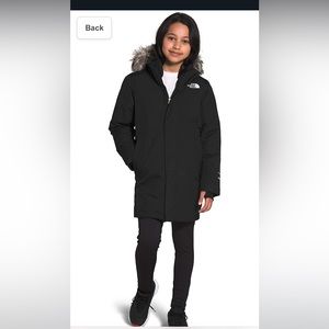 THE NORTH FACE Girl's Arctic Swirl Goose Down Jacket size XL（18）